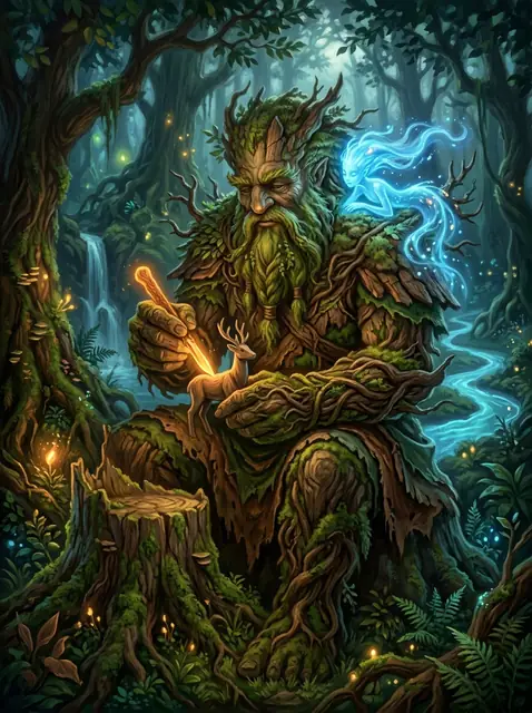 Bram the mossy woodcarver